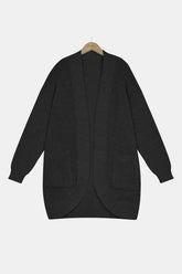 Chunky Knit Longline Cardigan with Pockets